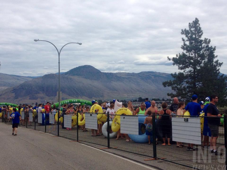 Hundreds hit giant slip and slide in Kamloops | iNFOnews.ca Hundreds hit giant slip and slide in Kamloops | iNFOnews.ca