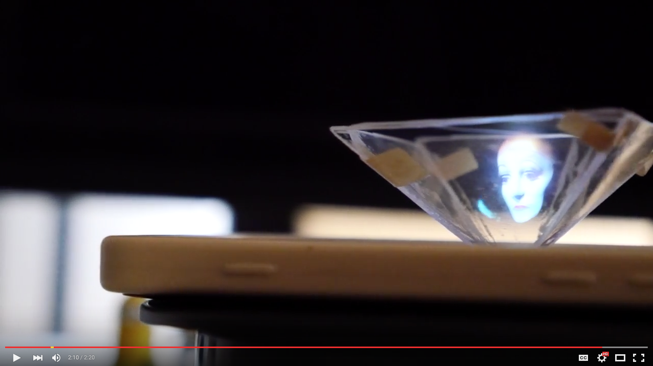 TRENDING NOW: Turn your smartphone into a hologram projector | iNFOnews.ca TRENDING NOW: Turn your smartphone into a hologram projector | iNFOnews.ca