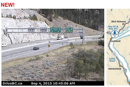 Drive B.C. adds eight new highway webcams to help you plan your trip | iNFOnews.ca