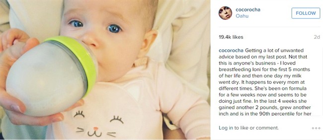 Breast or bottle? Criticism of model's choice reveals conflict over feeding babies | iNFOnews.ca