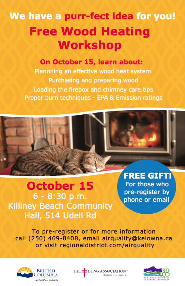 Free gift for reserving a wood heating workshop seat | iNFOnews.ca