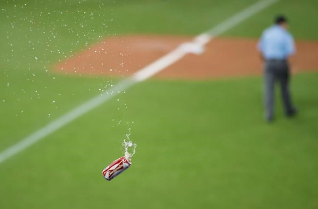 After debris-tossing incident, Jays not selling beer in cans in top level of Rogers Centre | iNFOnews.ca