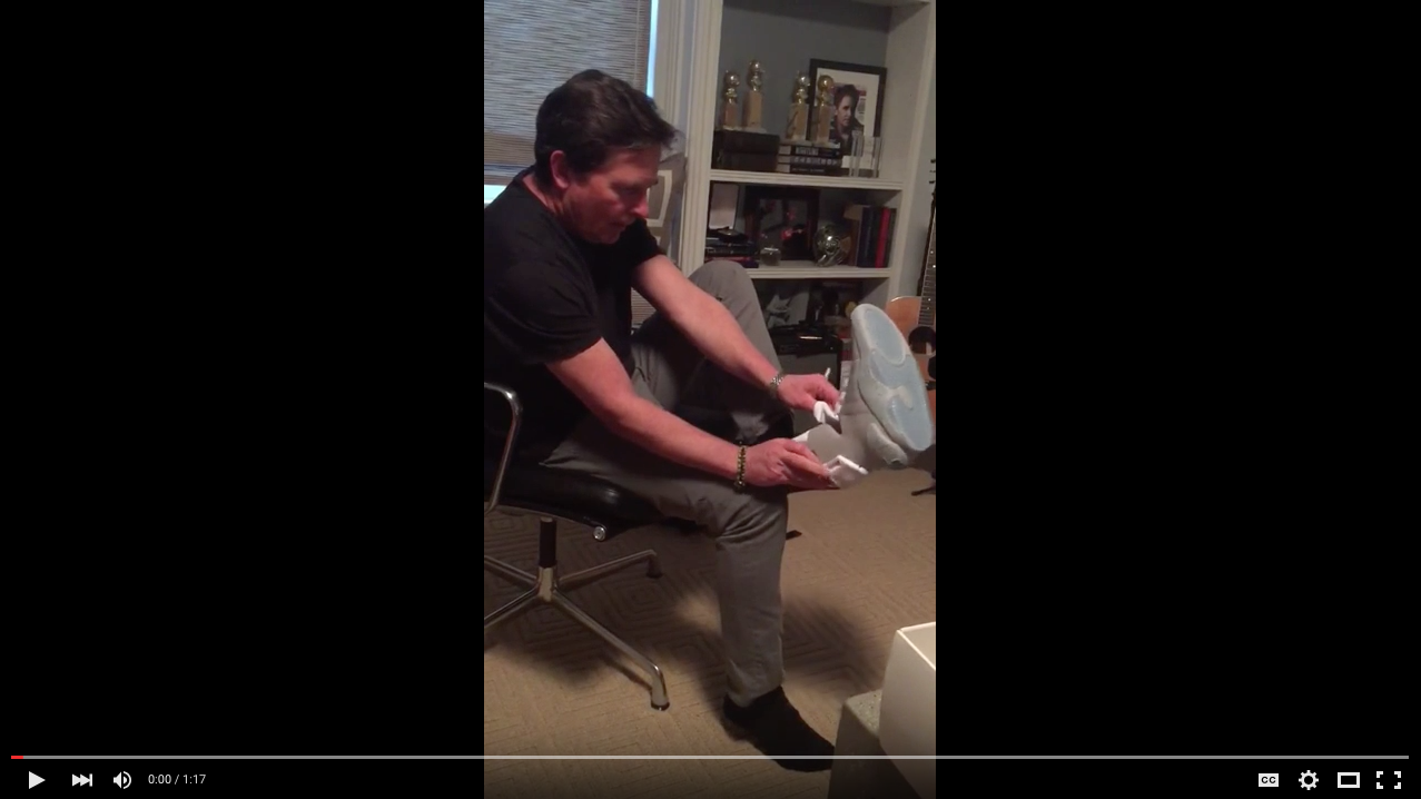TRENDING NOW: Michael J. Fox tries on self-tying Nikes | iNFOnews.ca