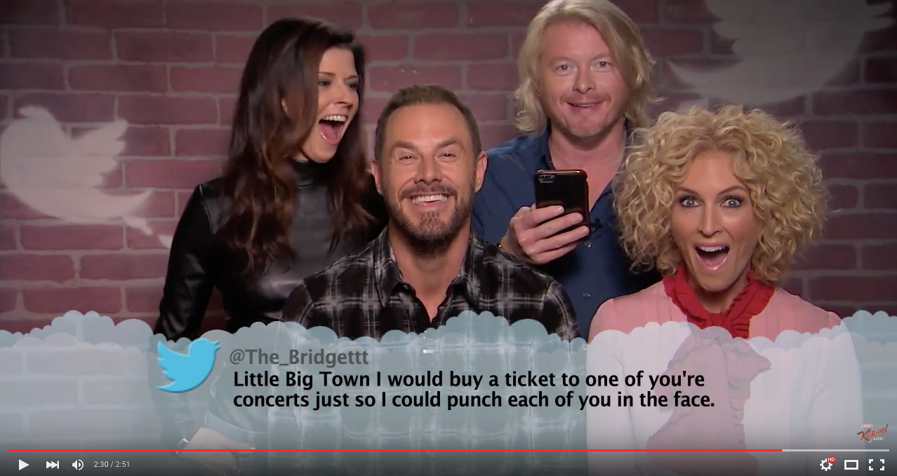 TRENDING NOW: Mean Tweets, the country music edition | iNFOnews.ca