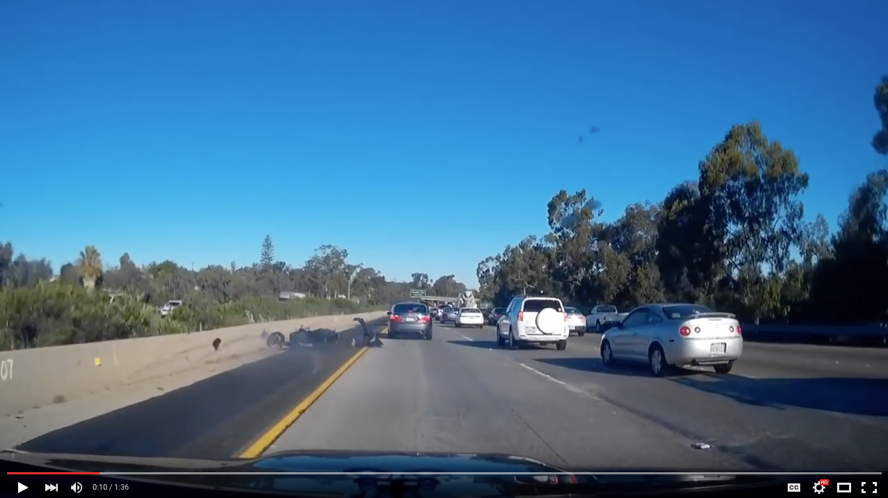 TRENDING NOW: Guy walks away after dumping motorcycle | iNFOnews.ca