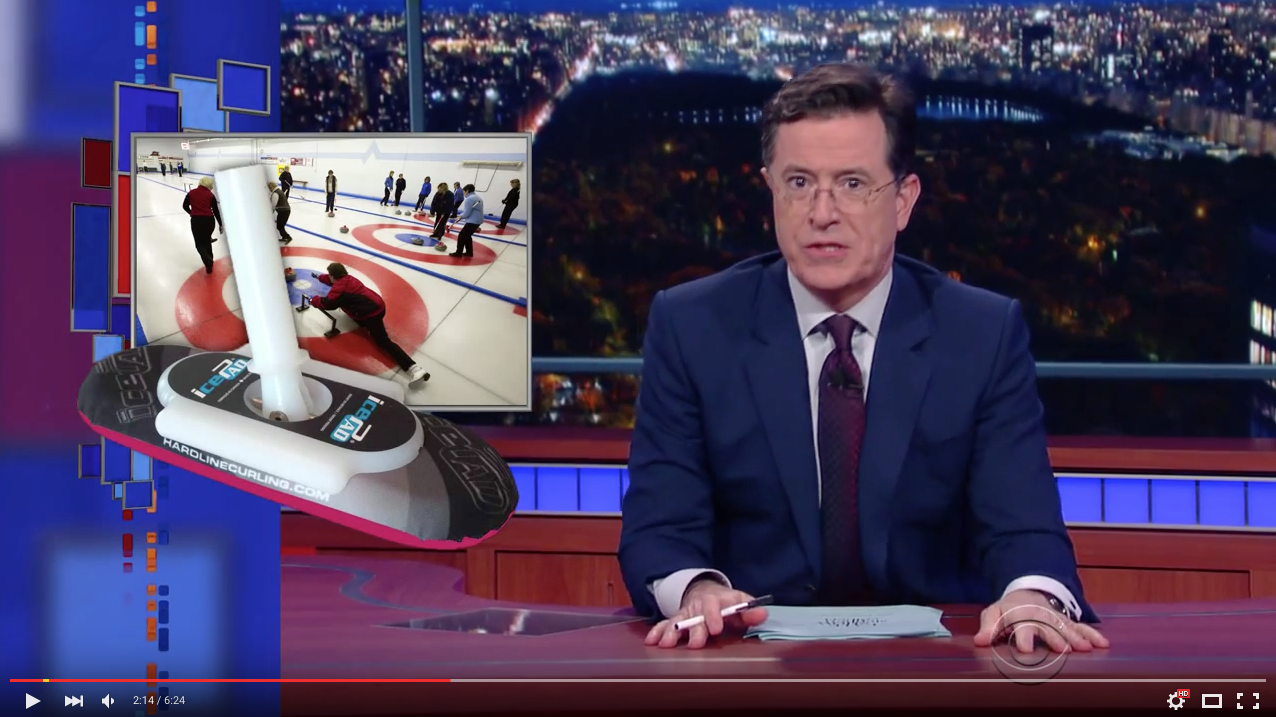 TRENDING NOW: Stephen Colbert on curling broom controversy | iNFOnews.ca