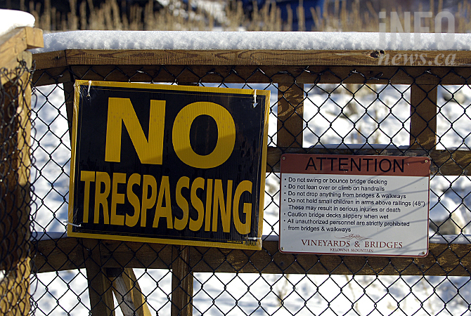 Kelowna Mountain says wind, not vandals, destroyed suspension bridge | iNFOnews.ca