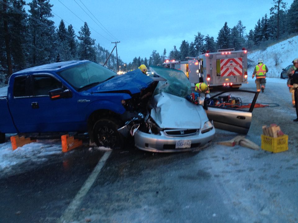 Serious accident south of Penticton sends one to hospital | iNFOnews.ca Serious accident south of Penticton sends one to hospital | iNFOnews.ca