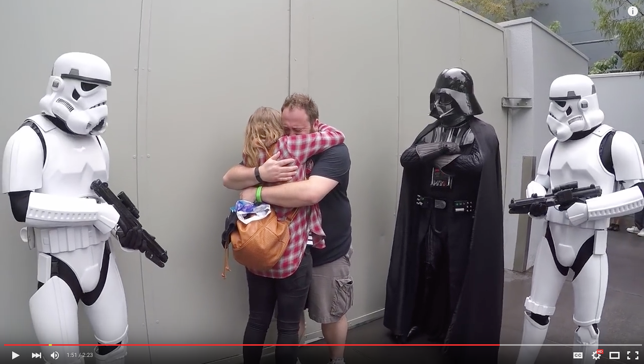 TRENDING NOW: Darth Vader helps wife tell husband she's pregnant | iNFOnews.ca TRENDING NOW: Darth Vader helps wife tell husband she's pregnant | iNFOnews.ca