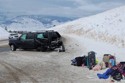 Children ejected from vehicle when California tourist crashes near Merritt | iNFOnews.ca