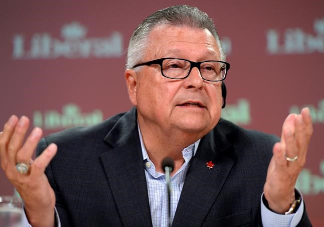 Liberals open to broad security revamp, not just 'problematic elements': Goodale | iNFOnews.ca