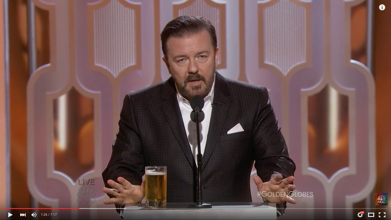 TRENDING NOW: Ricky Gervais hold nothing back at Golden Globes | iNFOnews.ca
