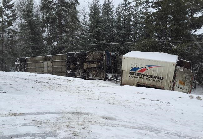 Greyhound bus from Kamloops crashes near Prince George; three seriously hurt | iNFOnews.ca Greyhound bus from Kamloops crashes near Prince George; three seriously hurt | iNFOnews.ca