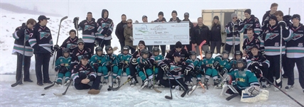 Melcor presents YMCA Strong Kids with $10K cheque at Rockets Skate | iNFOnews.ca