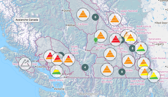 High avalanche risk closes Highway 1 today; snowfall warning for Highway 3 | iNFOnews.ca