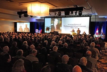 Former B.C. premier Bill Bennett's accomplishments celebrated at Kelowna memorial | iNFOnews.ca
