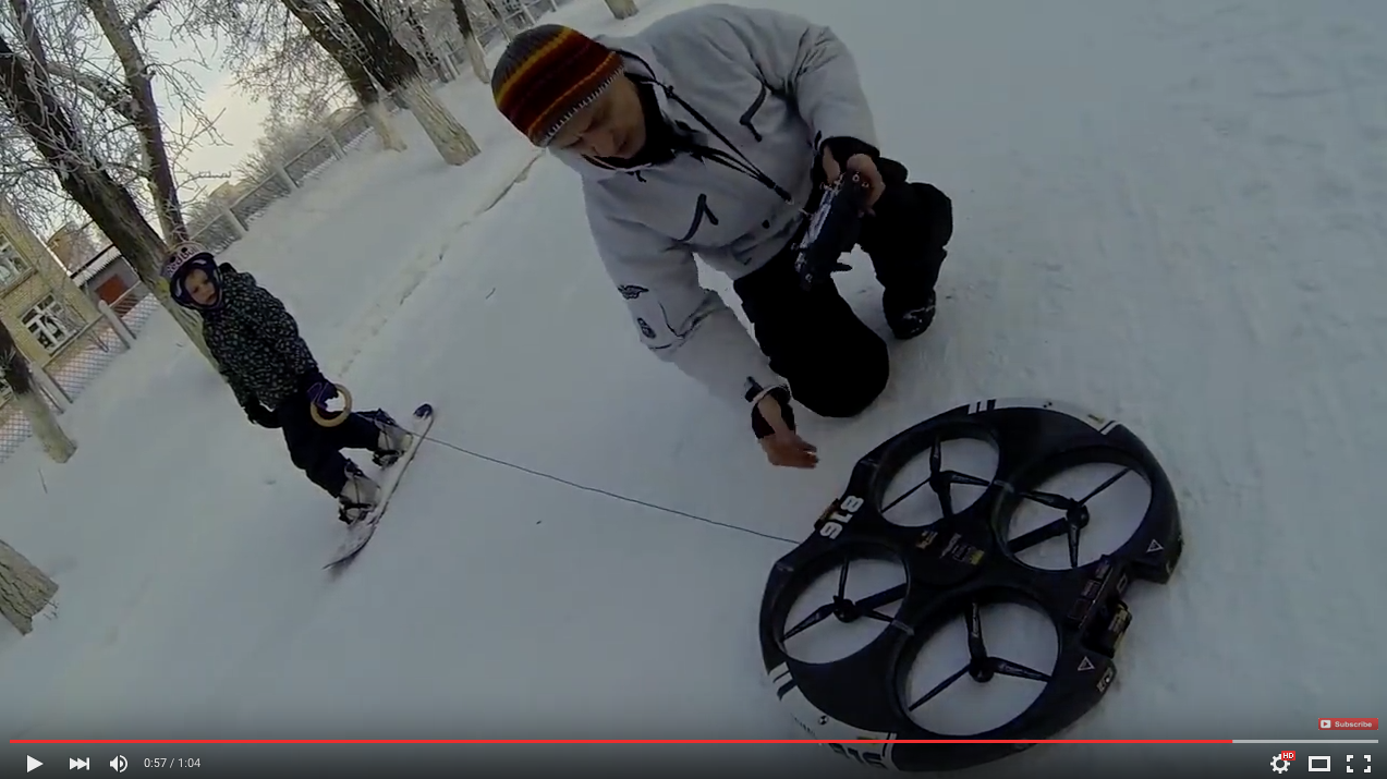 TRENDING NOW: Snowboarding with a drone | iNFOnews.ca