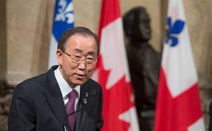 UN secretary general praises Canada's response to Syrian refugees crisis | iNFOnews.ca