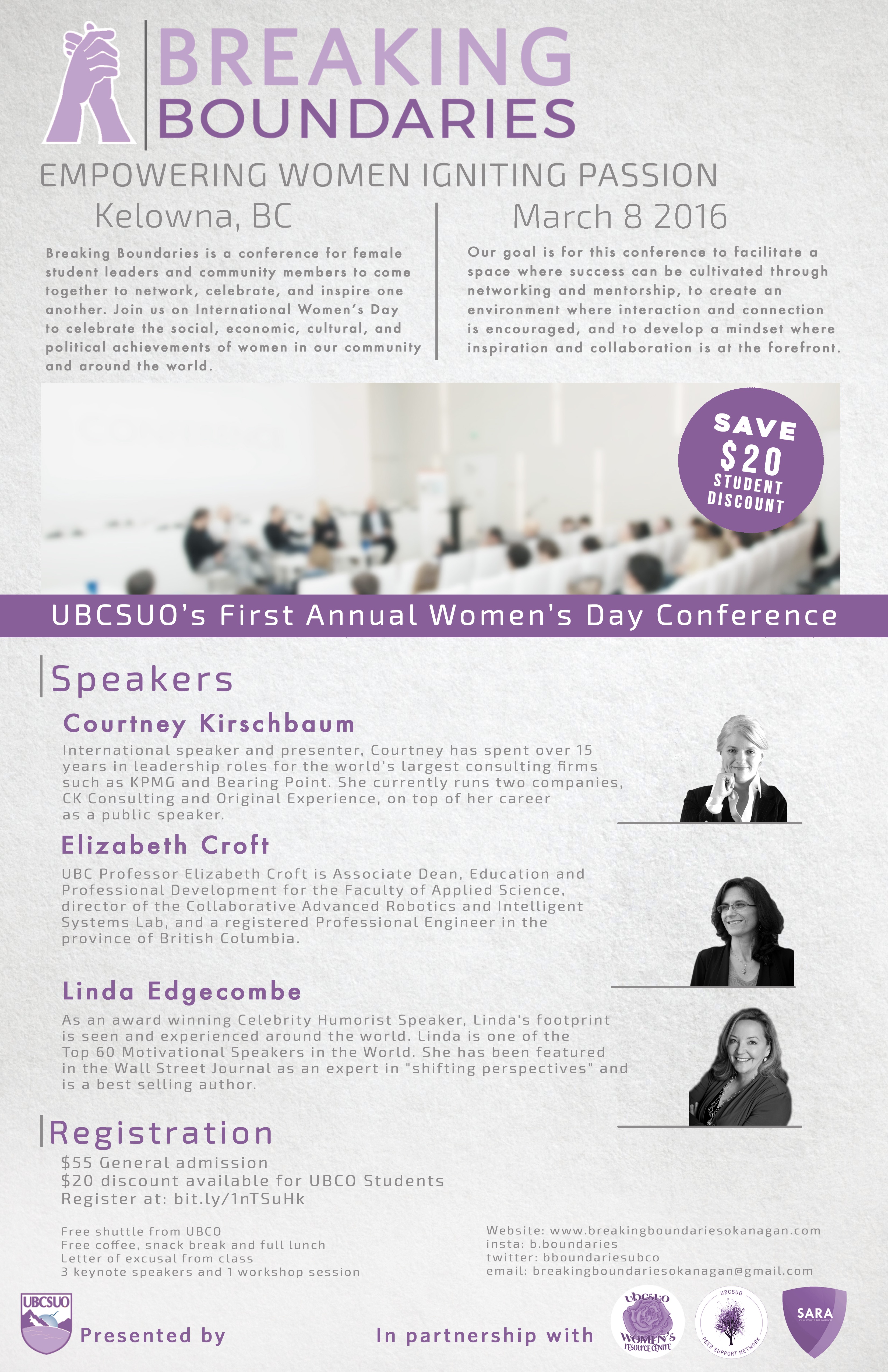 UBC Okanagan Student's Union Breaking Boundaries conference | iNFOnews.ca