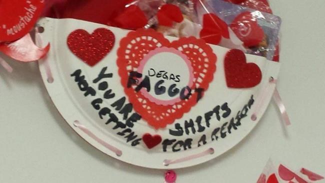 Company promises gay slur on employee's Valentine will be investigated | iNFOnews.ca Company promises gay slur on employee's Valentine will be investigated | iNFOnews.ca