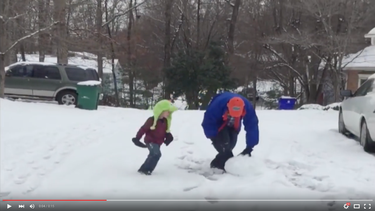 TRENDING NOW: Dad takes out son with giant snowball | iNFOnews.ca