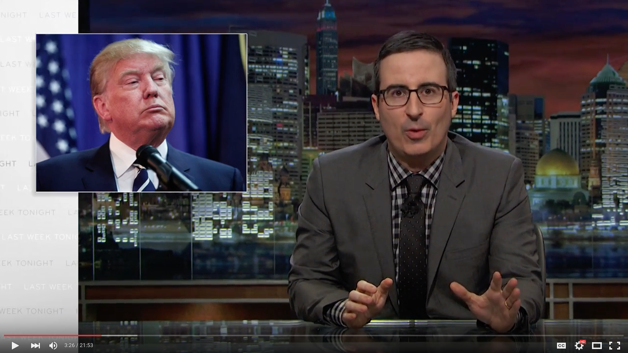 TRENDING NOW: John Oliver on Trump | iNFOnews.ca