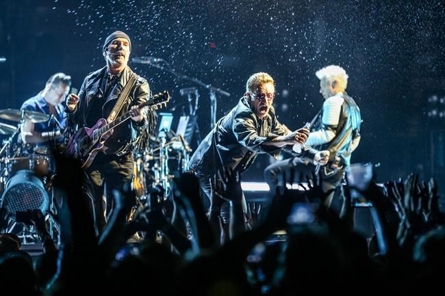 U2 to be honoured as innovators at iHeartRadio Awards | iNFOnews.ca