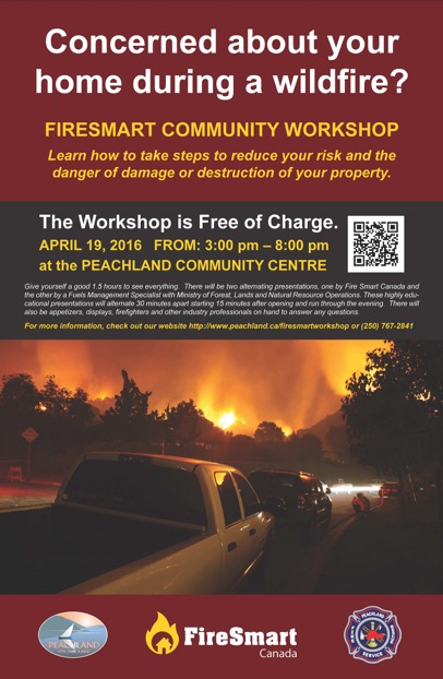 Peachland to host a Wildfire FireSmart Community Workshop | iNFOnews.ca