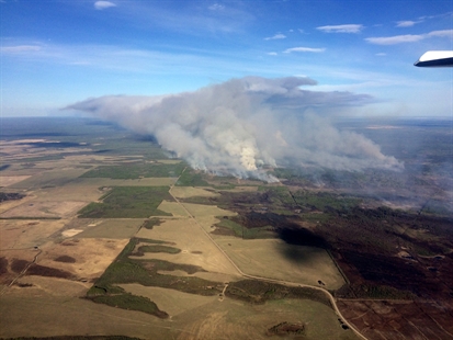 Relentless dry, hot and windy weather fans fires in northeastern B.C. | iNFOnews.ca