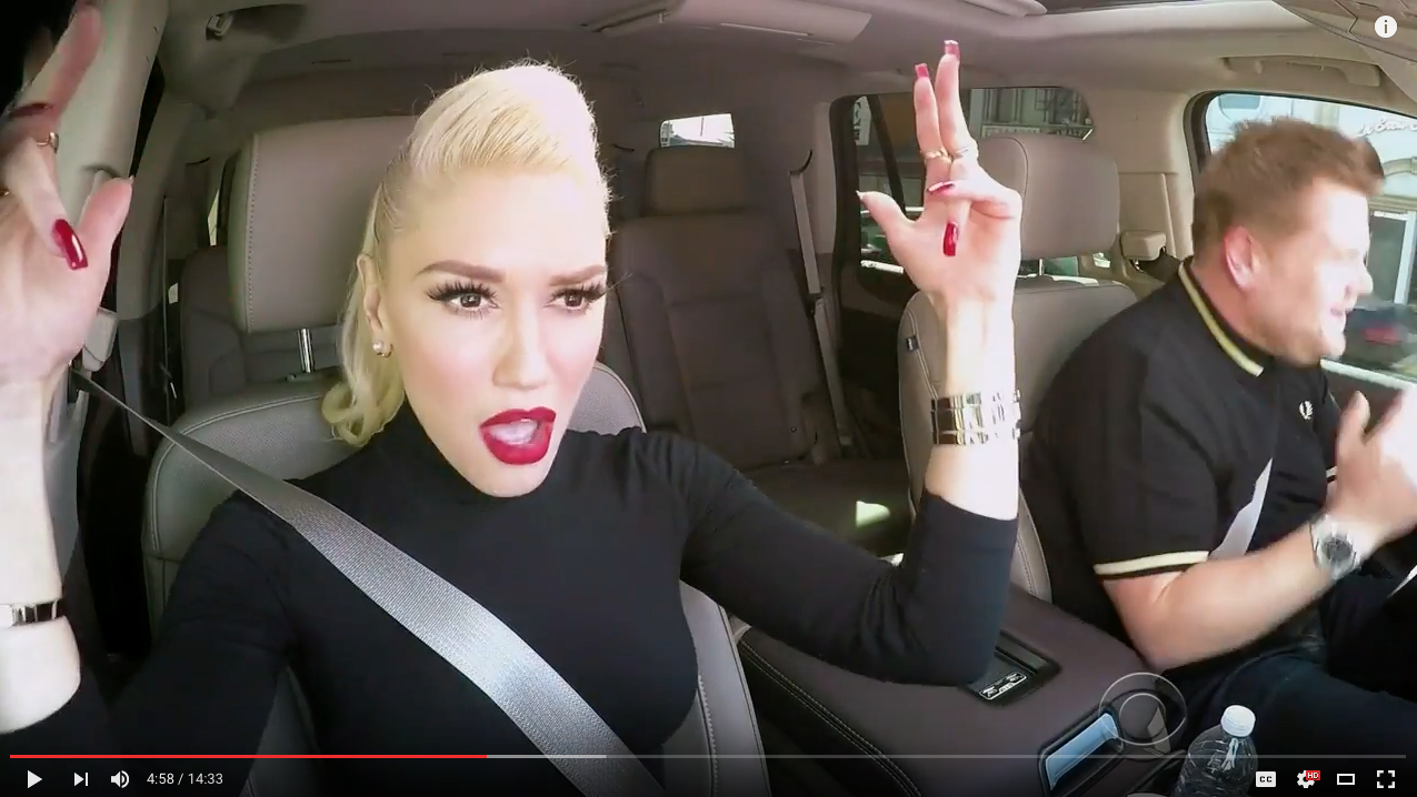 TRENDING NOW: Carpool Karaoke with Gwen Stefani (George Clooney and Julie Roberts too) | iNFOnews.ca