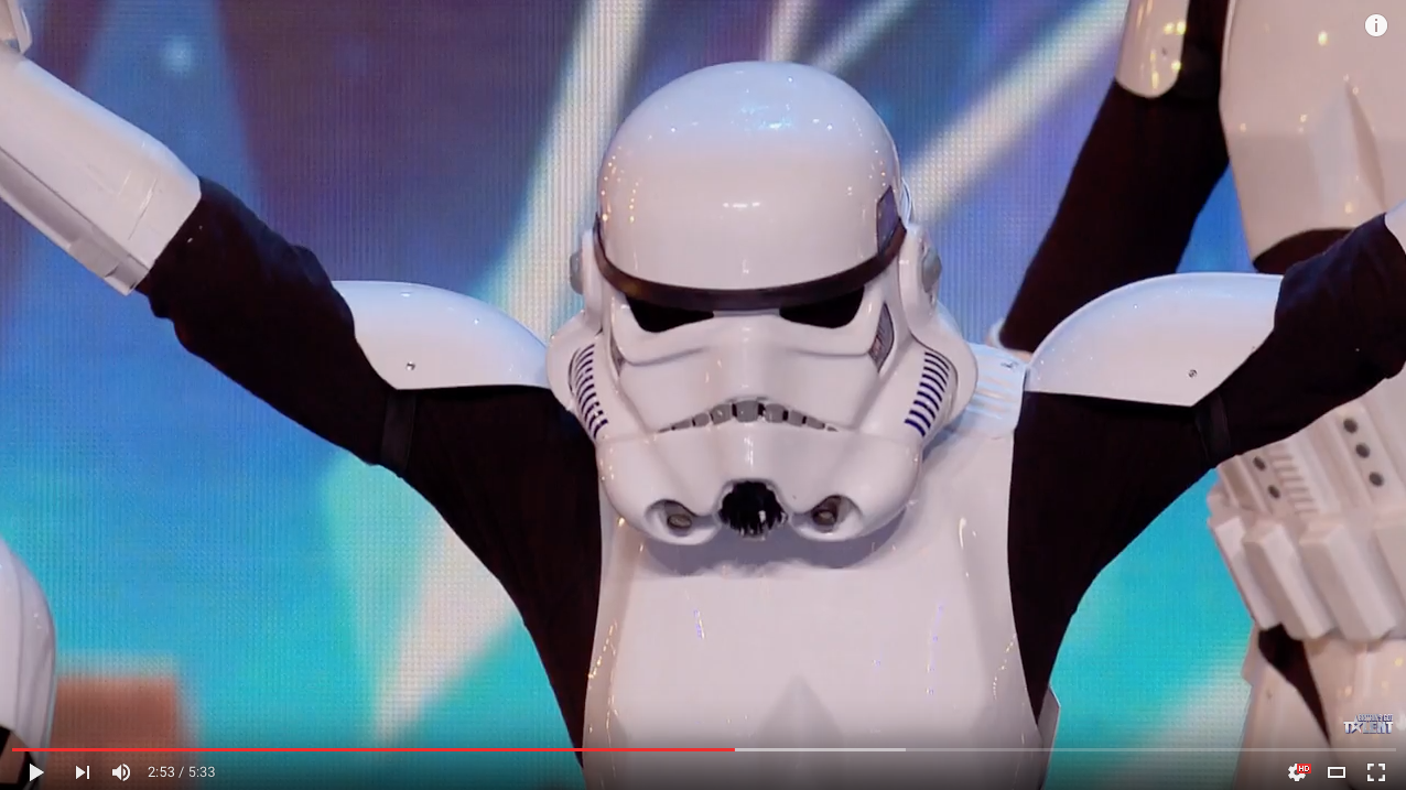 TRENDING NOW: Dancing stormtroopers steal the show | iNFOnews.ca