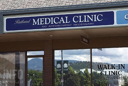 Rutland is losing their only walk-in clinic this summer | iNFOnews.ca