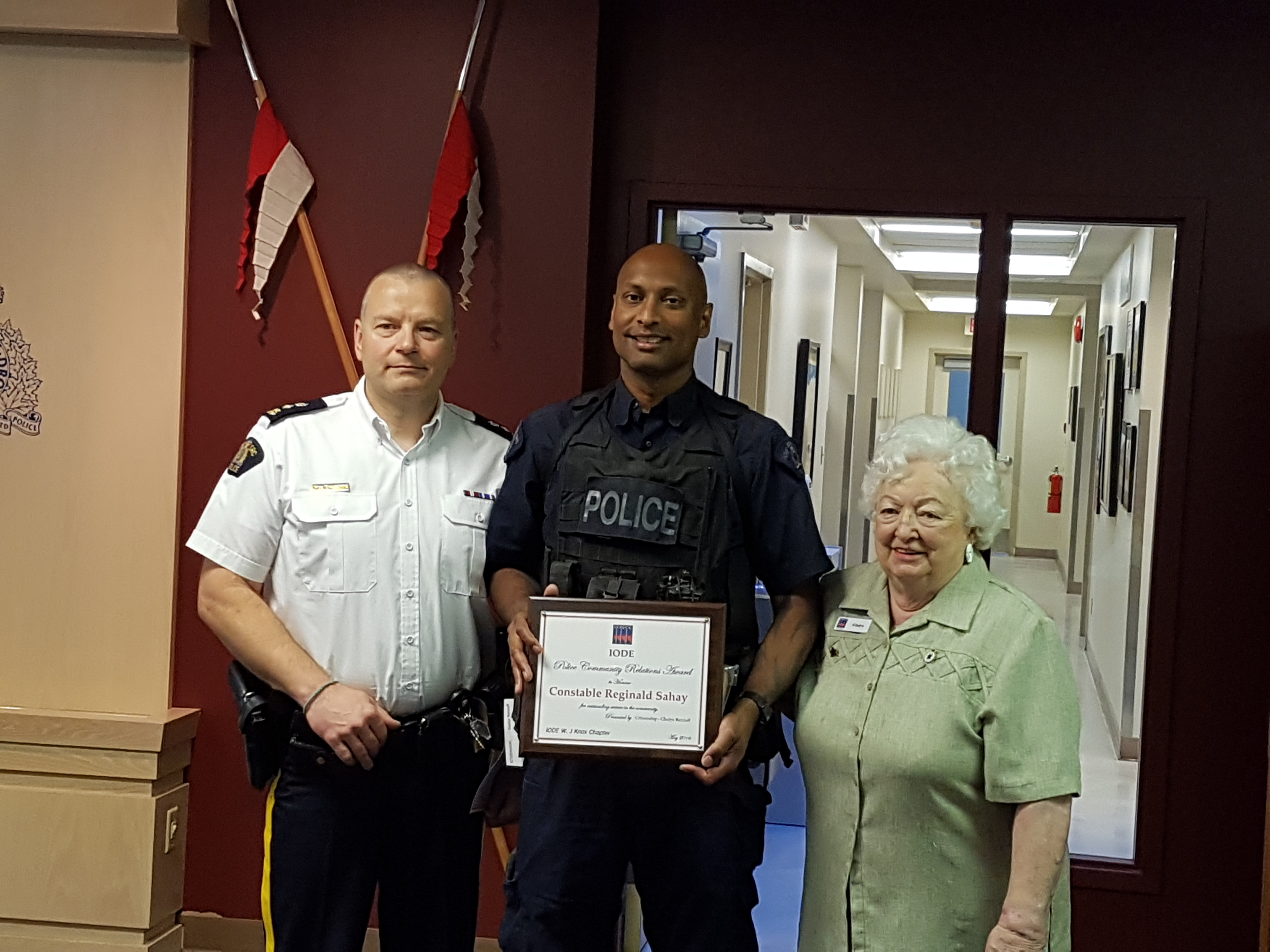 RCMP dog handler receives community award | iNFOnews.ca