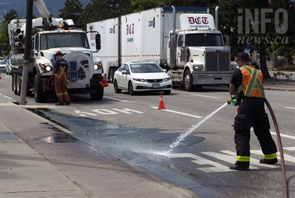 200 litres of human waste spilled onto Harvey Avenue | iNFOnews.ca