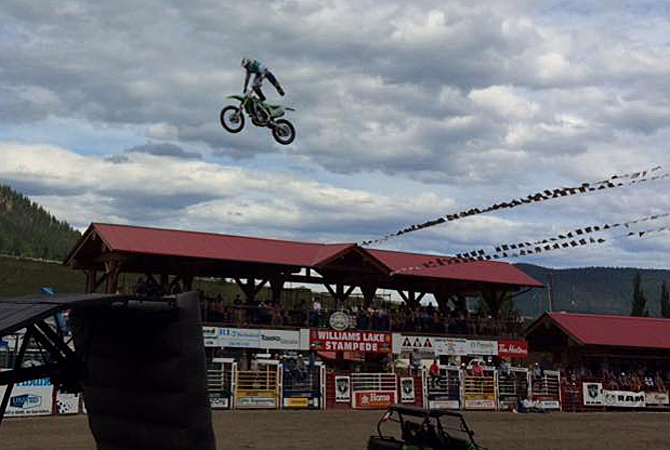 iN PHOTOS: Local FMX rider performs at historic stampede | iNFOnews.ca iN PHOTOS: Local FMX rider performs at historic stampede | iNFOnews.ca