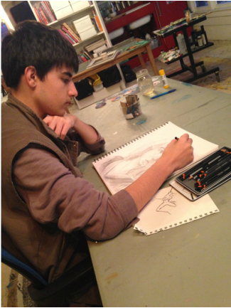 Young artist, Emmanuel "Zags" Aréizaga, sponsored by ARTSCO | iNFOnews.ca