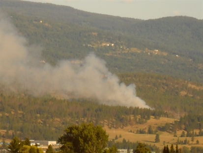 UPDATE: Fire crews monitoring hot spots after fire near YLW | iNFOnews.ca