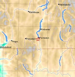 Minor earthquake felt in Penticton, Okanagan Falls | iNFOnews.ca Minor earthquake felt in Penticton, Okanagan Falls | iNFOnews.ca