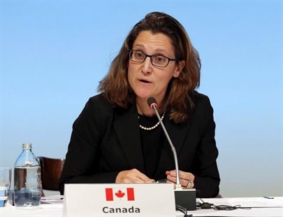 Freeland departs Belgium after one more Canada-EU free trade deal meeting | iNFOnews.ca