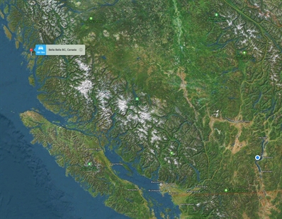 Barge flips, sinks, weeks after tug runs aground along B.C.'s central coast | iNFOnews.ca Barge flips, sinks, weeks after tug runs aground along B.C.'s central coast | iNFOnews.ca