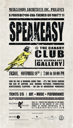 Kelowna Art Gallery transforms into 1920s-era speakeasy | iNFOnews.ca