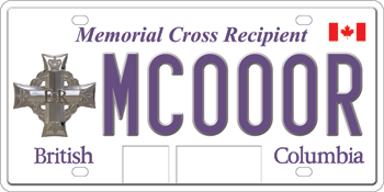 B.C. launches Memorial Cross licence plates | iNFOnews.ca