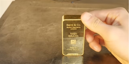 TRENDING NOW: Crushing gold bullion | iNFOnews.ca