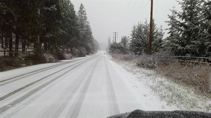 Snow across the Okanagan heralds drop in temperature for the weekend | iNFOnews.ca Snow across the Okanagan heralds drop in temperature for the weekend | iNFOnews.ca