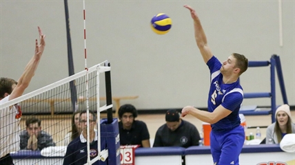 Heat men defeat #10 Dinos in five-set marathon | iNFOnews.ca Heat men defeat #10 Dinos in five-set marathon | iNFOnews.ca