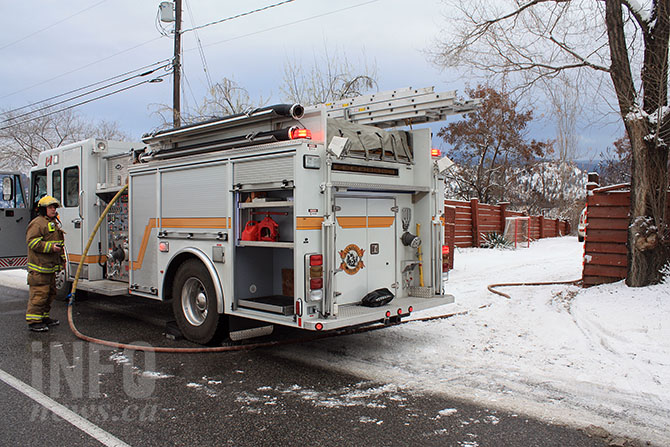 Okanagan Falls firefighters extinguish house fire | iNFOnews.ca