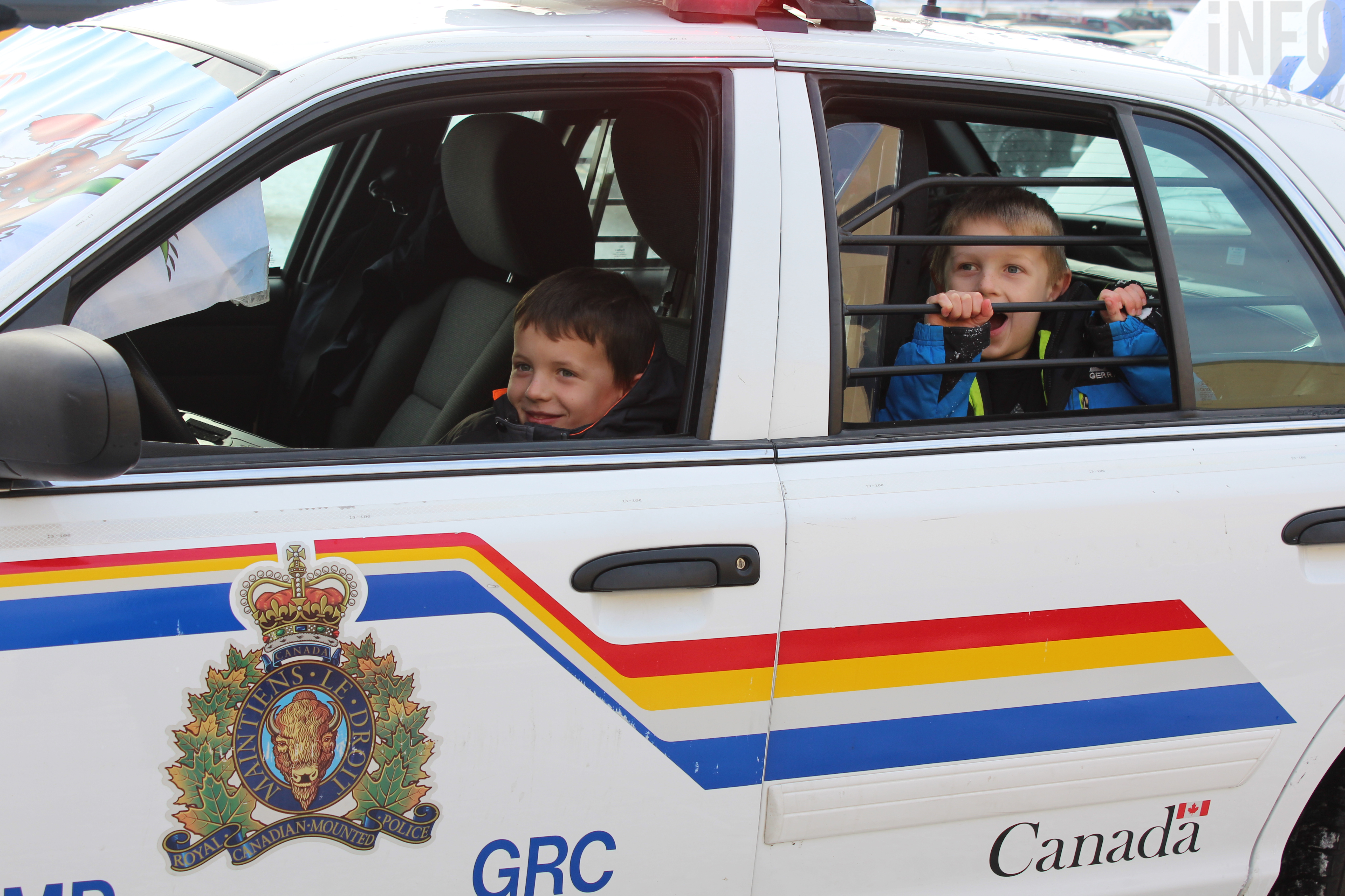 Kamloops helps stuff a dozen police cruisers for Christmas Amalgamated | iNFOnews.ca