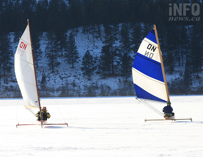 Cold winter just right for iceboating tradition in South Okanagan | iNFOnews.ca