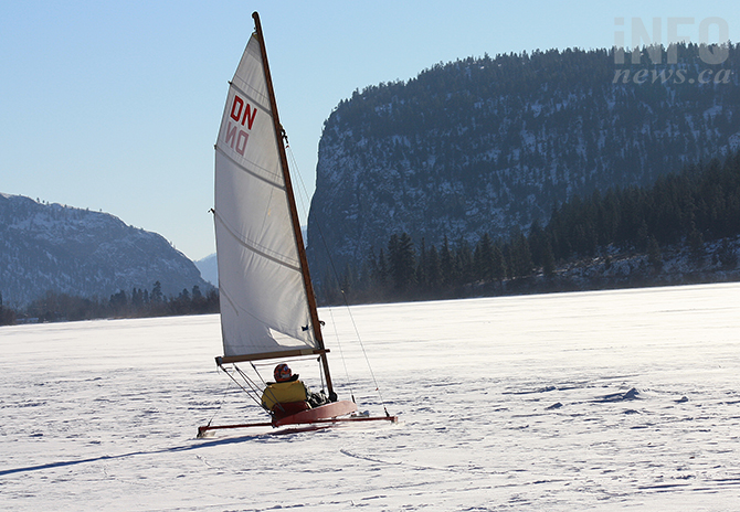 Cold winter just right for iceboating tradition in South Okanagan | iNFOnews.ca