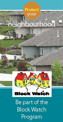 Form a Block Watch and help fight crime in the Central Okanagan | iNFOnews.ca